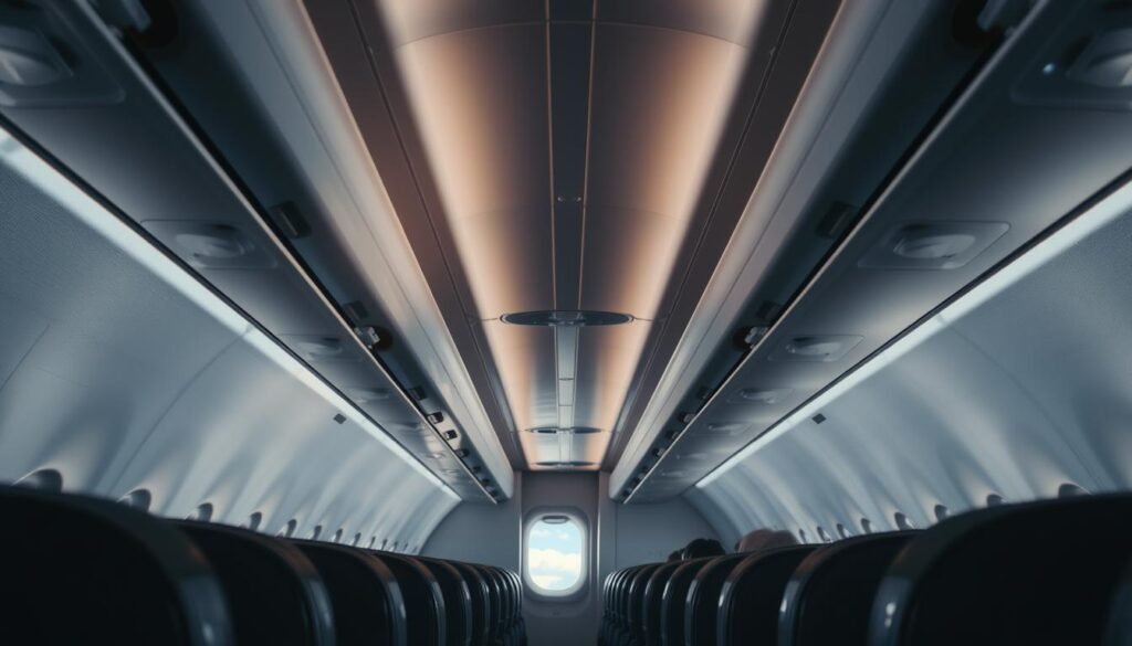 empty airplane row