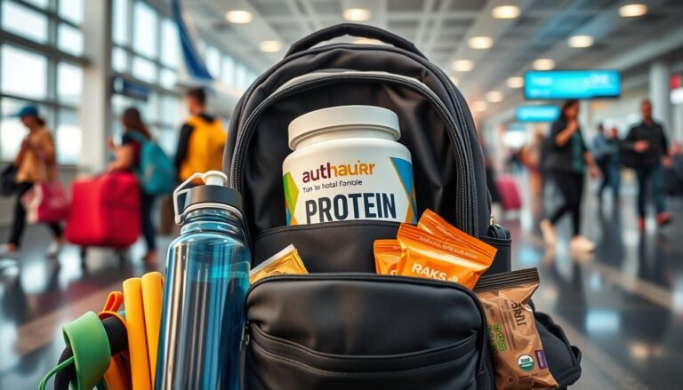 how to travel with protein powder